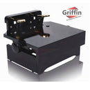 Piano Foot Pedal Extender by GRIFFIN | Dual Deluxe Extension Prop for Beginners & Kids with Una Corda & Sustain Pedal Wood Stool Bench Teaching Aid Accessory with Adjustable Height for Young Pianists