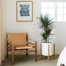 1st Generation, Ceramic Cylinder, With or Without Rounded Teak Stand (FINAL SALE)