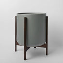 1st Generation, Ceramic Cylinder, With or Without Rounded Teak Stand (FINAL SALE)