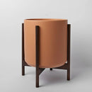 1st Generation, Ceramic Cylinder, With or Without Rounded Teak Stand (FINAL SALE)