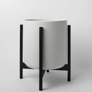 1st Generation, Ceramic Cylinder, With or Without Rounded Teak Stand (FINAL SALE)