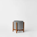 1st Generation, Ceramic Cylinder, With or Without Rounded Teak Stand (FINAL SALE)