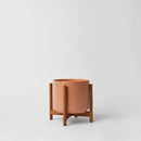 1st Generation, Ceramic Cylinder, With or Without Rounded Teak Stand (FINAL SALE)