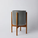 1st Generation, Ceramic Cylinder, With or Without Rounded Teak Stand (FINAL SALE)