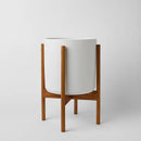 1st Generation, Ceramic Cylinder, With or Without Rounded Teak Stand (FINAL SALE)