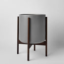 1st Generation, Ceramic Cylinder, With or Without Rounded Teak Stand (FINAL SALE)