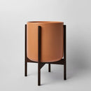 1st Generation, Ceramic Cylinder, With or Without Rounded Teak Stand (FINAL SALE)