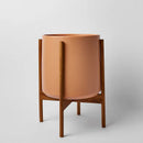 1st Generation, Ceramic Cylinder, With or Without Rounded Teak Stand (FINAL SALE)