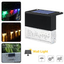 RGB LED Solar Fence Light - Waterproof Step Light for Outdoor