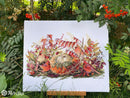 Rhapsody in Red K-190 Counted Cross-Stitch Kit
