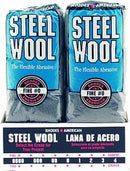 Rhodes American Steel Wool 16 Pad Poly Sleeve