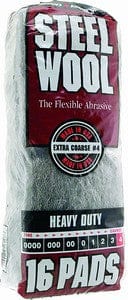 Rhodes American Steel Wool 16 Pad Poly Sleeve