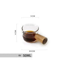 Ribbed frosted borosilicate glass cups kitchen mason jar tumblers