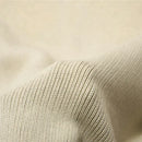 Ribbed gray organic cotton weighted blanket bedroom sleep quilt