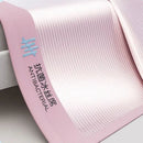 Ribbed pink soft bed mat set bedroom textured pleats