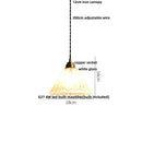 Ribbed teal blue glass led pendant light for dining room
