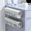 Ribbed teal data cable organizer box bedroom wall mounted storage