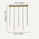 Rigas Linear Chandeliers