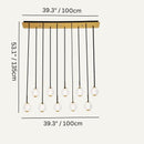 Rigas Linear Chandeliers