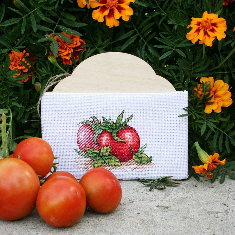 Ripe Tomato SM-435 Counted Cross Stitch Kit