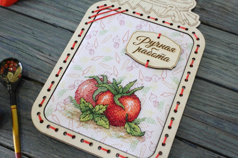 Ripe Tomato SM-435 Counted Cross Stitch Kit