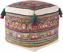 Niederhollabrunn Burnt Orange Pouf