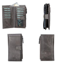 Riverton Women's Leather Wallet with Cell Phone Section