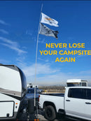 26' Fiberglass Telescoping RV Flagpole | Poles and Holders