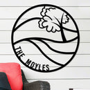 Rolling Hills Name Sign