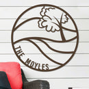 Rolling Hills Name Sign