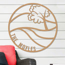 Rolling Hills Name Sign
