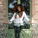 Anthea - Silk Foulard - Black