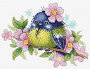 Romantic Bird M-554 / SM-554 Counted Cross Stitch Kit