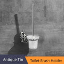 Romantic silver angel bathroom hardware set – bathroom decor