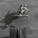 Romantic silver angel bathroom hardware set – bathroom decor