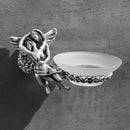 Romantic silver angel bathroom hardware set – bathroom decor