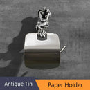 Romantic silver angel bathroom hardware set – bathroom decor