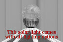 5 ft. Octagon Solar and Electric Powered Poly Lighthouses Aruba Blue with White trim