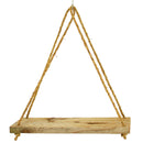 Rope Hanging Wood Shelf