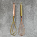 Rose gold & brass steel egg beater whisk set kitchen accessories