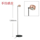 Rose gold designer fishing floor lamp for living room