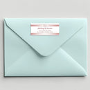 Rose Gradient Address Label