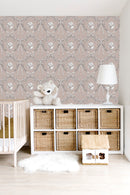 Lysa Wallpaper by Painted Hawk Design