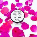 Rose + Jasmine Clay Trio Face Mask