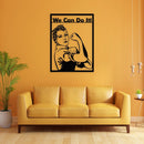 Rosie the Riveter Metal Wall Art