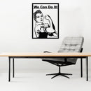Rosie the Riveter Metal Wall Art