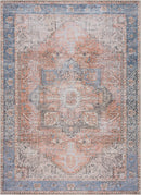 Rosman Distressed Washable Area Rug