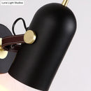 DecorBites™ Rotatable Modern Black Wall Lamp for Office Corridor - Cup Shade, Metallic Finish