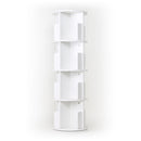 Rotating Bookshelf 360° Display Floor Standing 4-Shelf Bookcase