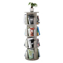 Rotating Bookshelf 360° Display Floor Standing 4-Shelf Bookcase